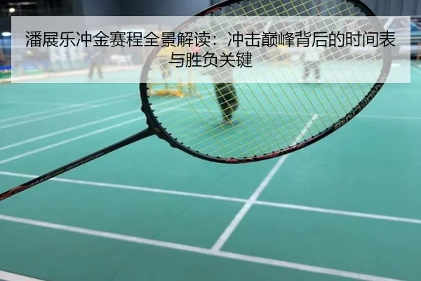 潘展乐冲金赛程全景解读：冲击巅峰背后的时间表与胜负关键